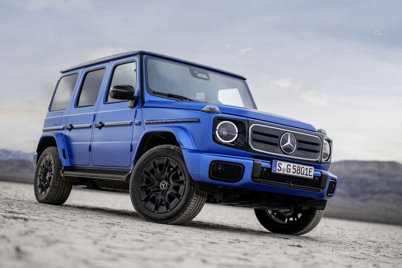 記事タイトルの表紙画像: Mercedes today unveils the all-electric G 580