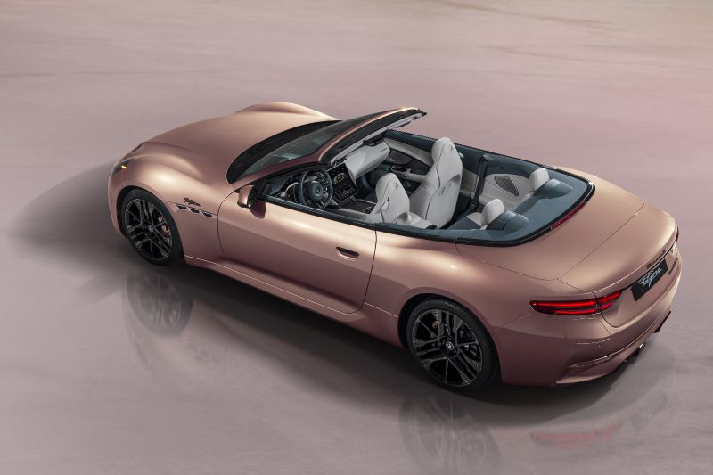 title image of The new Maserati GranCabrio Folgore - a luxury electric car with a price tag exceeding 200,000 Euro