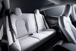 Tesla Model 3 - rear seats