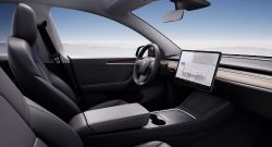 Tesla Model Y - interior black