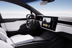 Tesla Model X - Black and White Interior