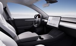 Tesla Model Y - Black and White Interior