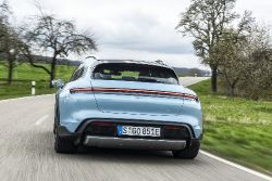 Porsche Taycan Cross Turismo - Frozen Blue Metallic rear