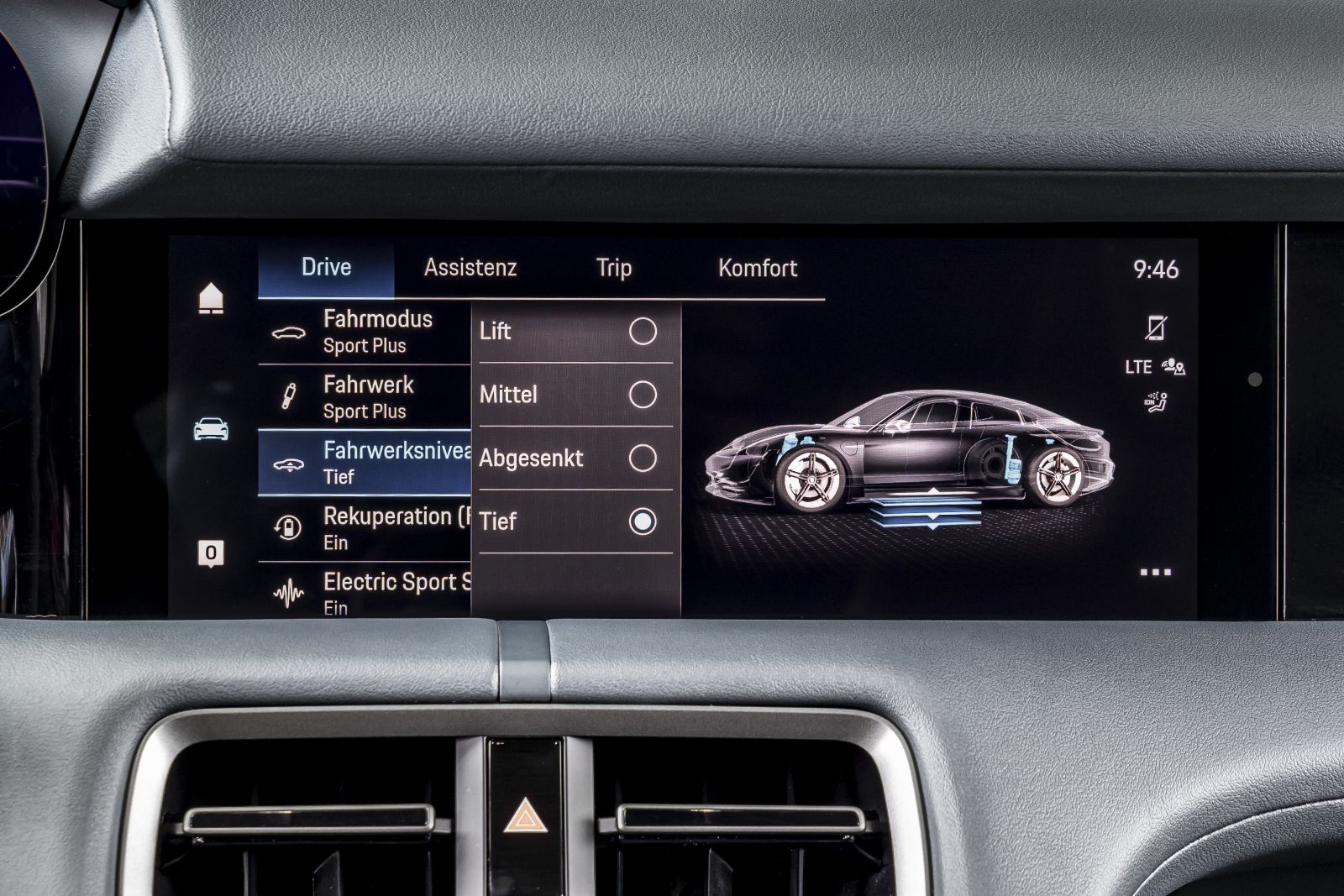 Support De Clé Inférieur Pour Porsche Taycan 2019-2023 – Noir, 4 Boutons, Remplacement Facile | Protège Les Touches, Matériau Cuir Souple