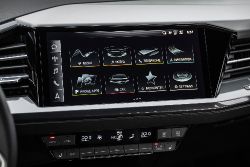 Audi Q4 e-tron Sportback - Interior touchscreen