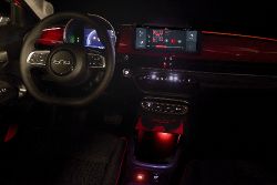 Fiat 600e - RED interior dash board