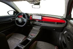 Fiat 600e - RED  interior