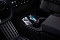 Tesla Cybertruck - interior phone charging